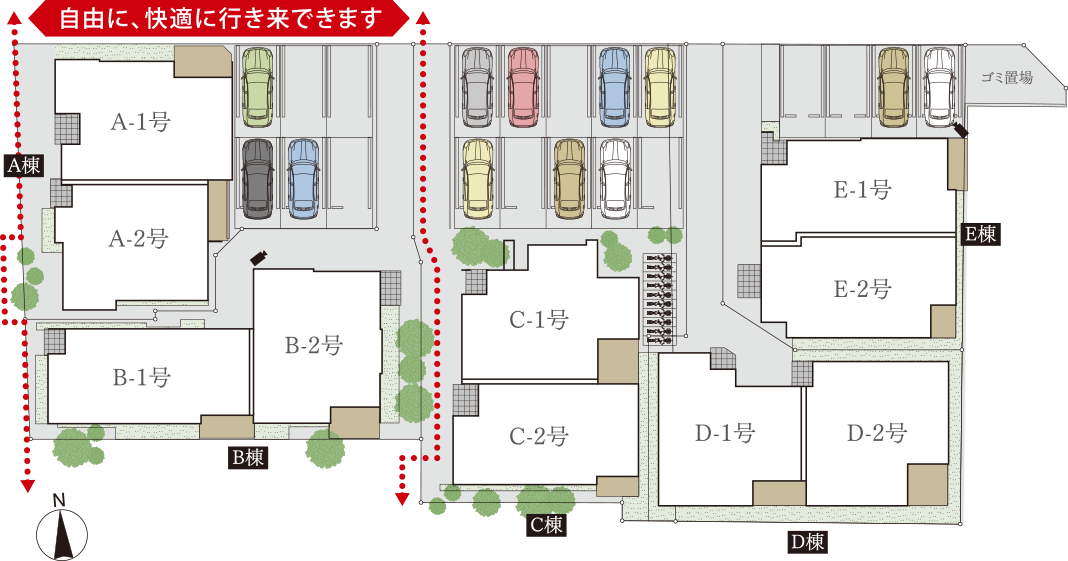 敷地配置図